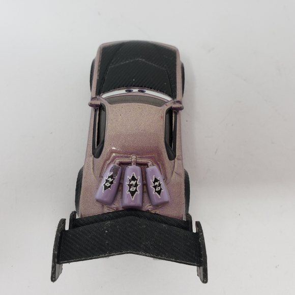 Disney Pixar Cars BOOST Supercharged Diecast Purple Car with Red Rims - Picture 7 of 14